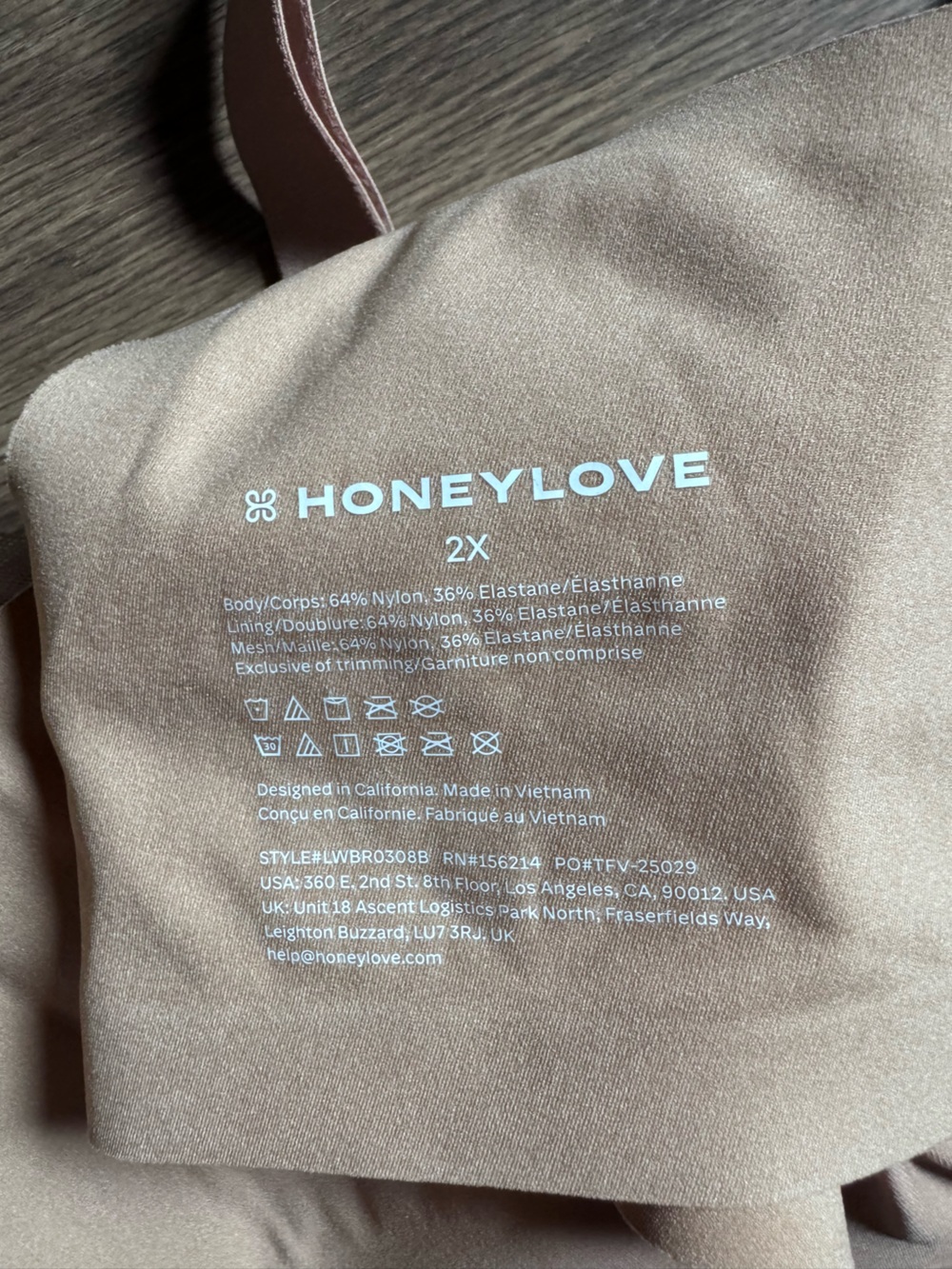 Honeylove Seamless Tan Bra - Picture 8 of 8
